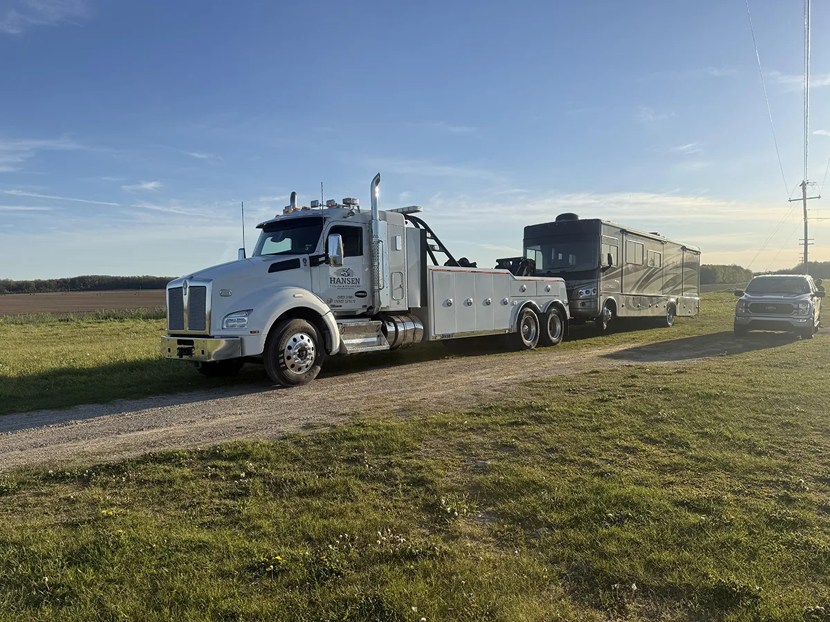Hansen Towing - Motorhome Recovery